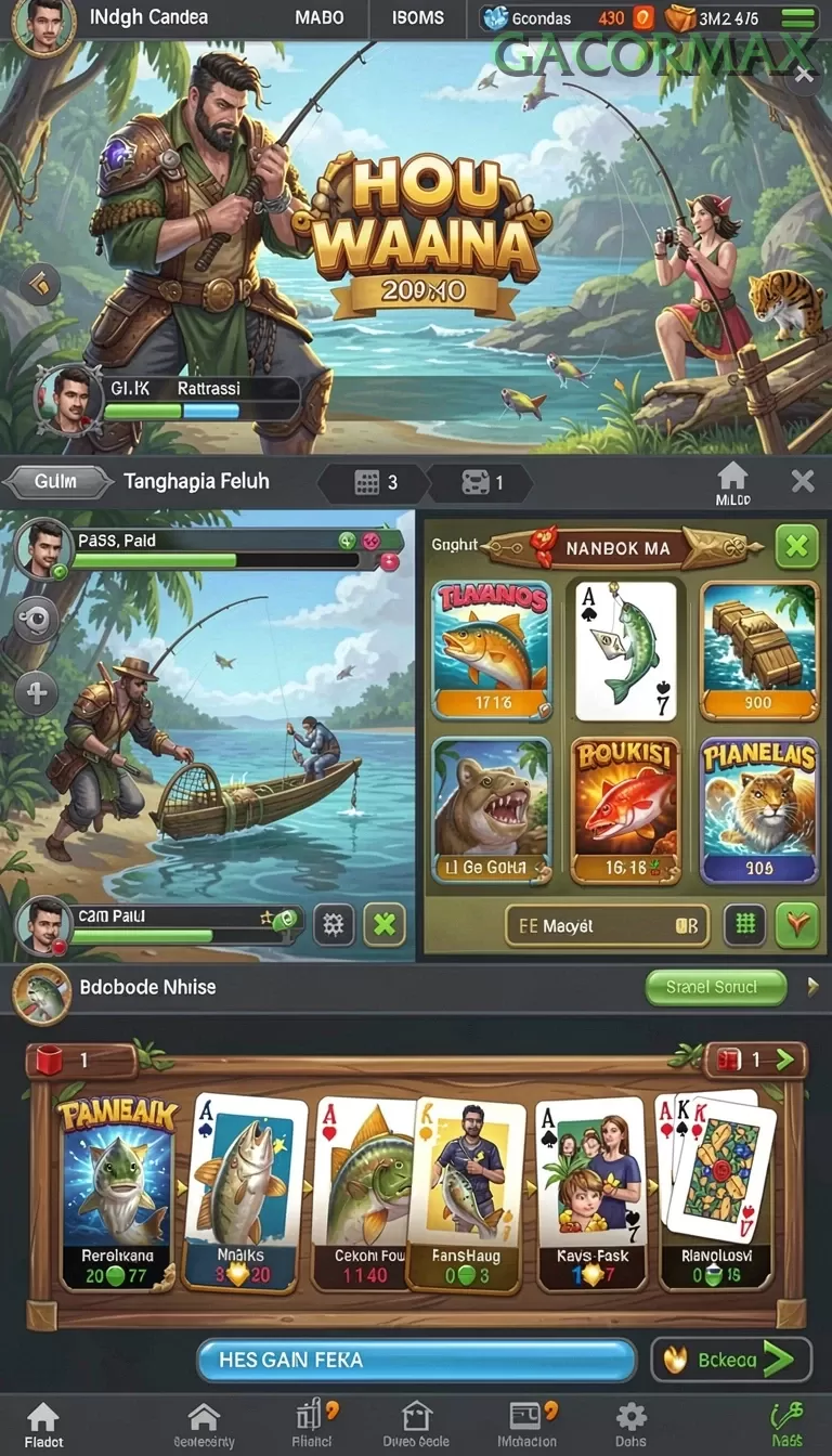 Cuplikan layar DJARUMTOTO — menu navigasi