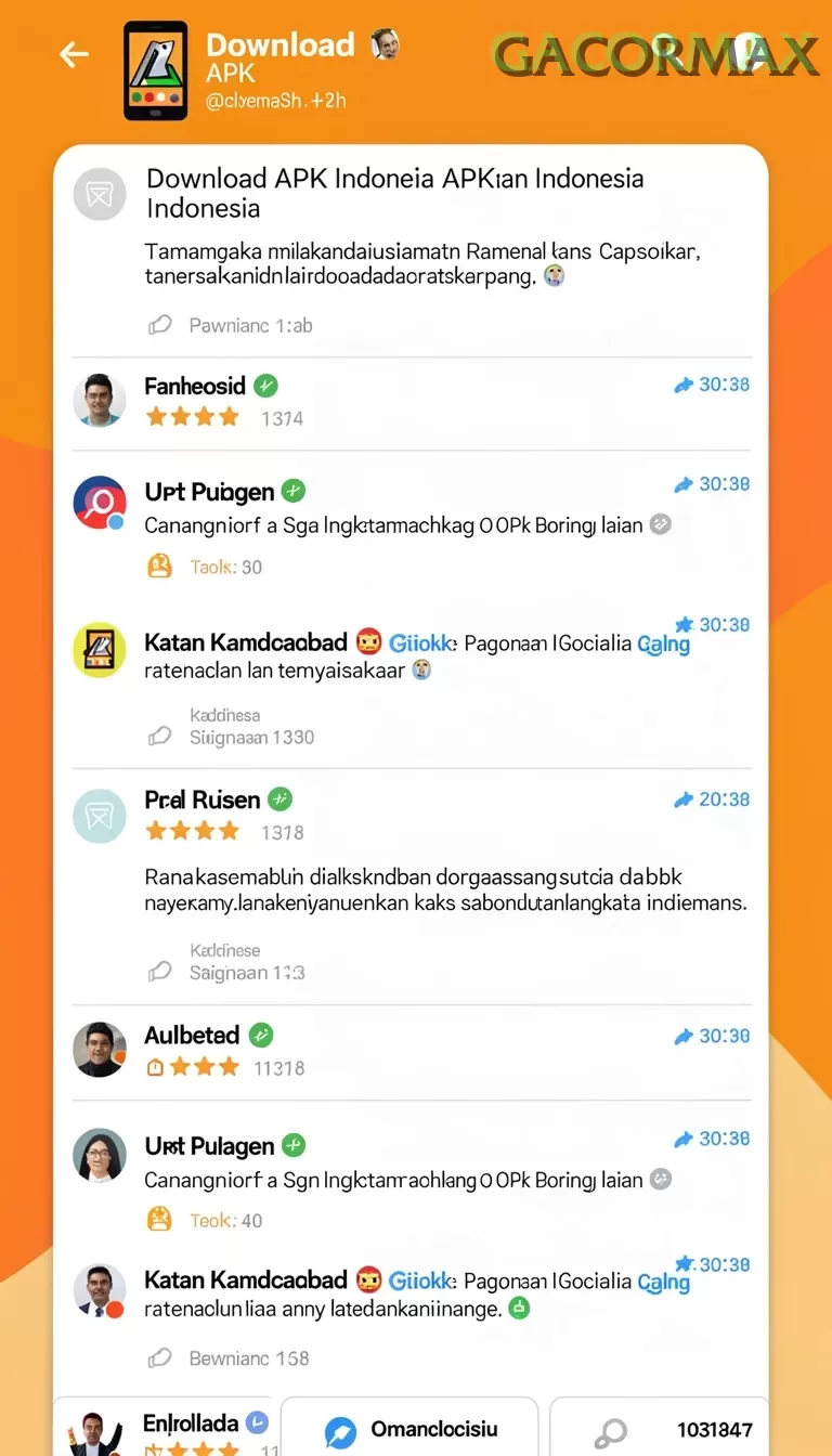 Cuplikan layar HANABI88 — menu navigasi