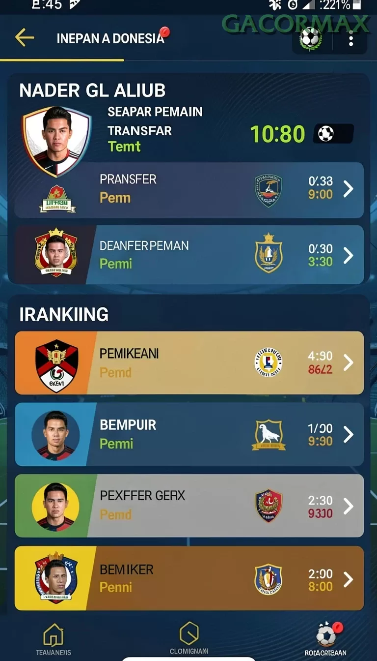Cuplikan layar UANG77 — aktivitas
