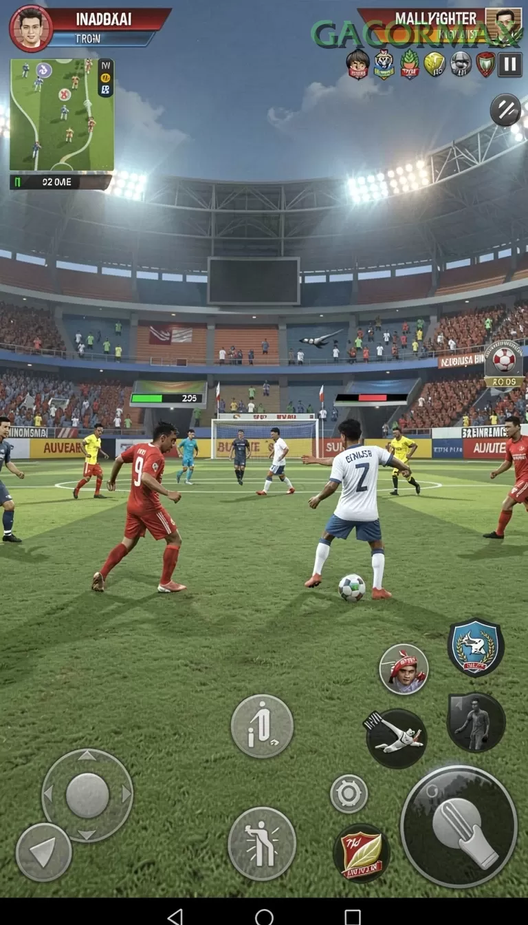 Cuplikan layar UANG77 — menu navigasi